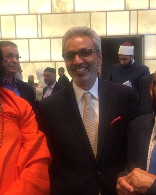 With Secretary-General for the World Council of Religious Leaders, Mr. Bawa Jain